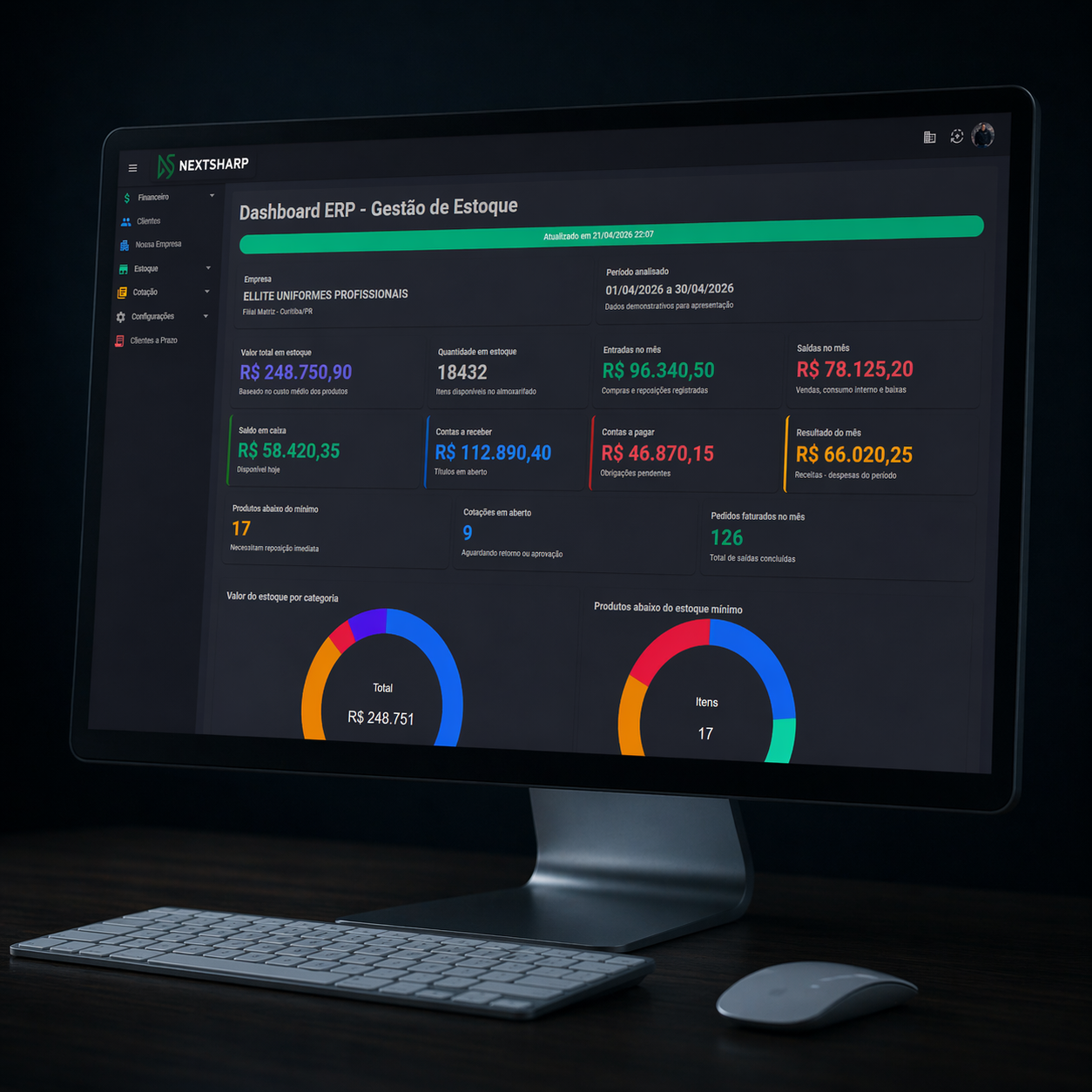 NextSharp Stock Platform Screenshot
